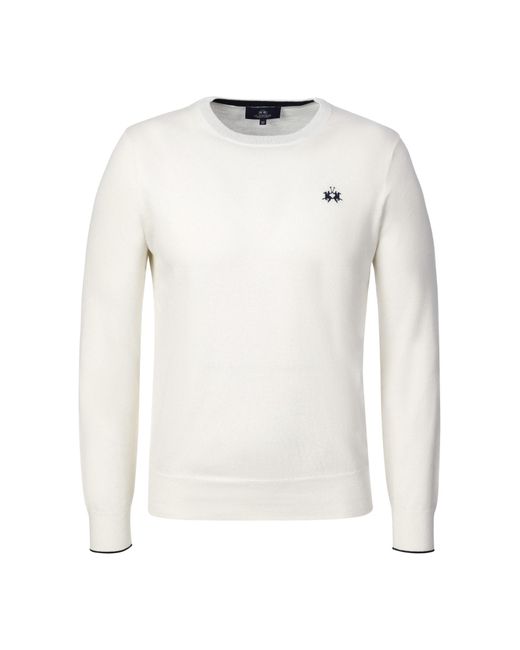 La Martina Pullover in White für Herren