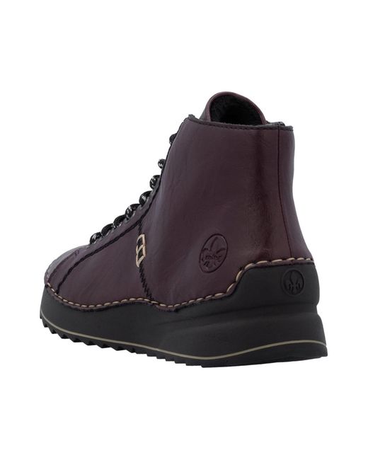 Rieker Purple Schnürstiefelette