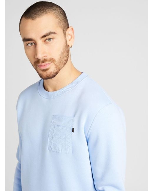 Alpha Industries Sweatshirt in Blue für Herren