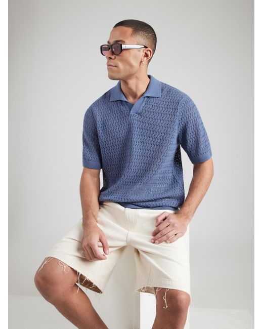 Only & Sons Pulloveronsnyle in Blue für Herren