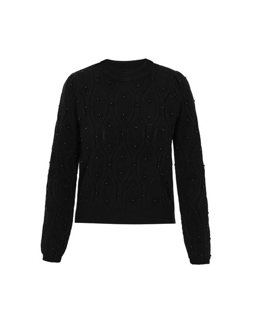 faina Black Pullover