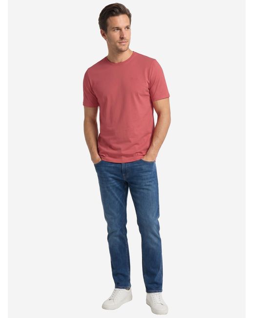 Redmond Shirt Basic in Pink für Herren