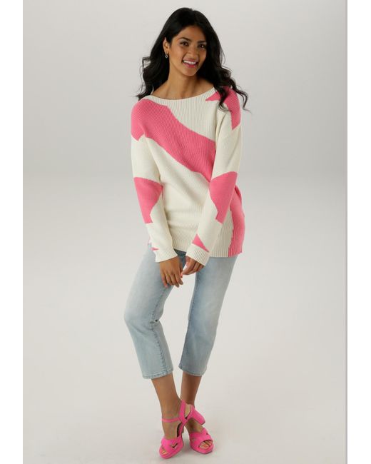 Aniston SELECTED Pink Pullover