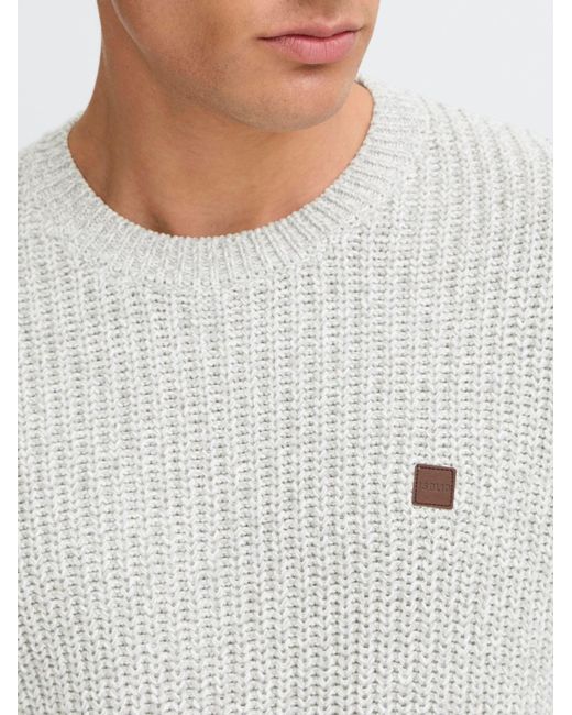 Solid Pullover Sdricky in White für Herren