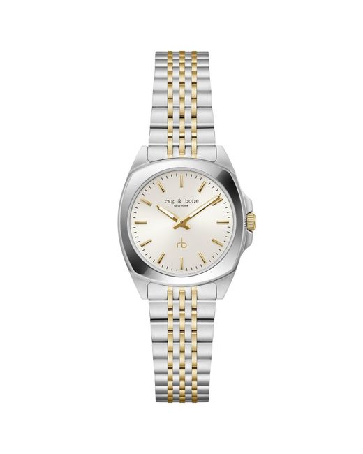 Rag & Bone White Analoguhr Bleeker