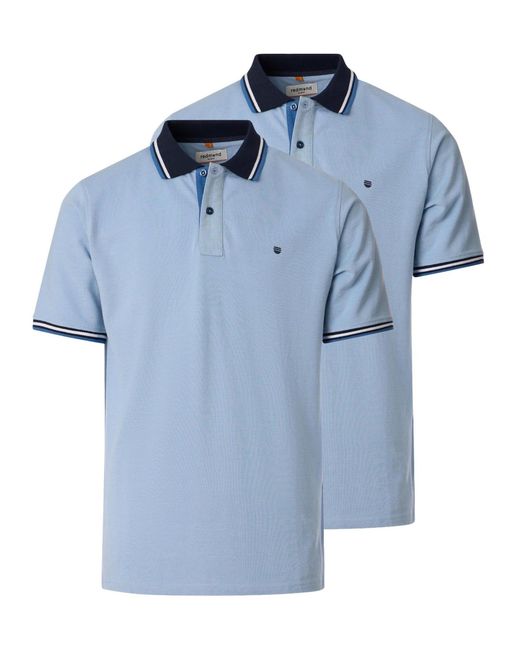 Redmond Shirt Basic in Blue für Herren