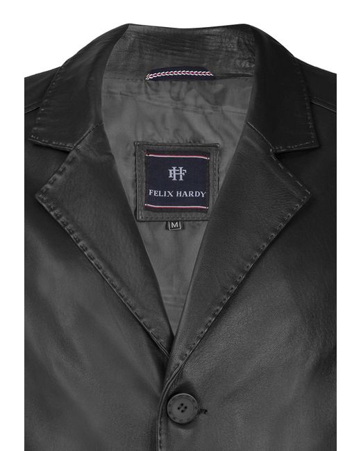 Felix Hardy Lederjacke in Black für Herren