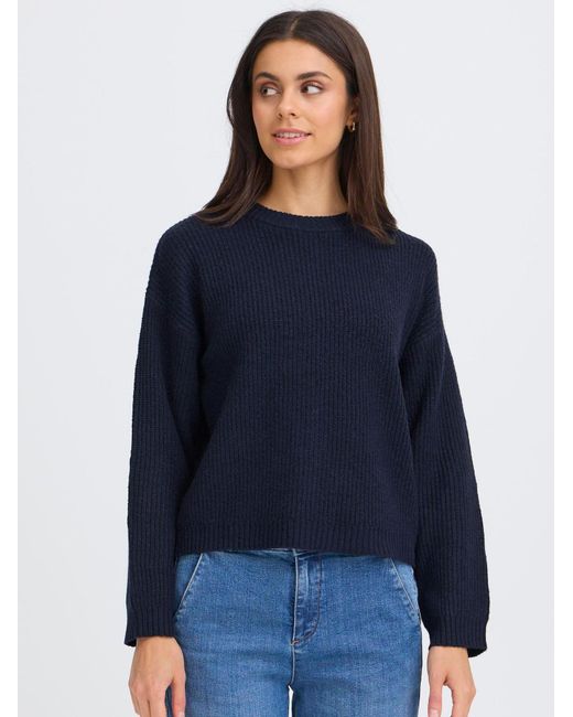 Oxmo Blue Strickpullover