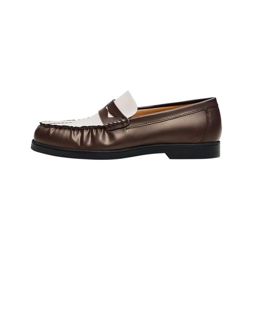 Bershka Slipper in Brown für Herren