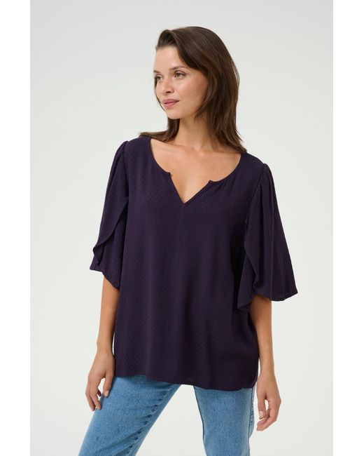 Kaffe Blue Bluse Ka Mona