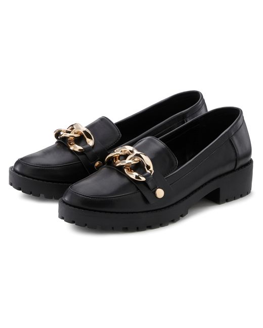 Lascana Black Slipper