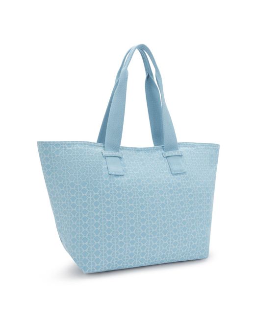 Kipling Blue Shopper Denim Love, Polyester