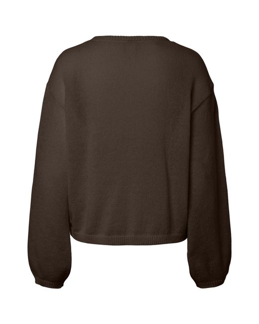 Pieces Brown Pullover Pcida