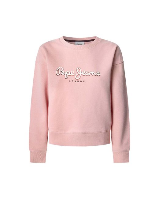 Pepe Jeans Pink Sweatshirt 'Maddy'