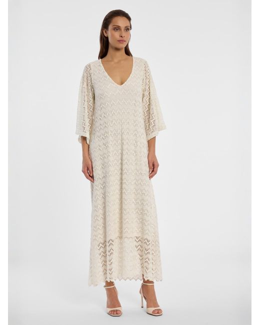 Ana Alcazar White Kleid Dilla