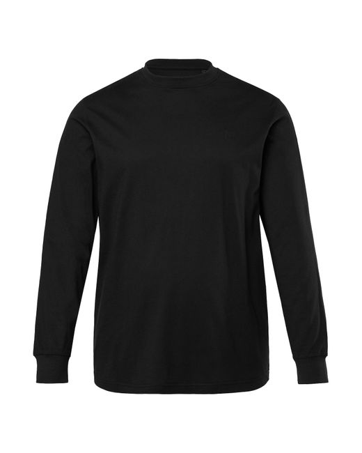 Men Plus Pyjama Lang in Black für Herren