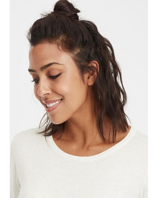 Oxmo White Strickpullover 'edda'