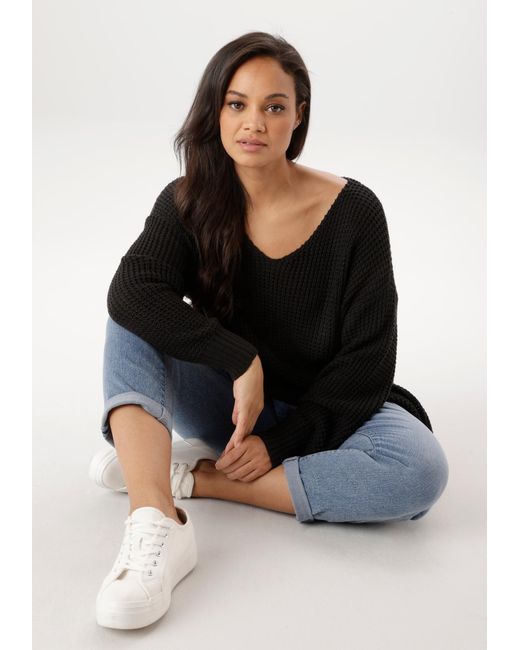 Aniston Black Pullover