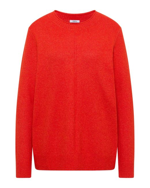 Cecil Red Pullover