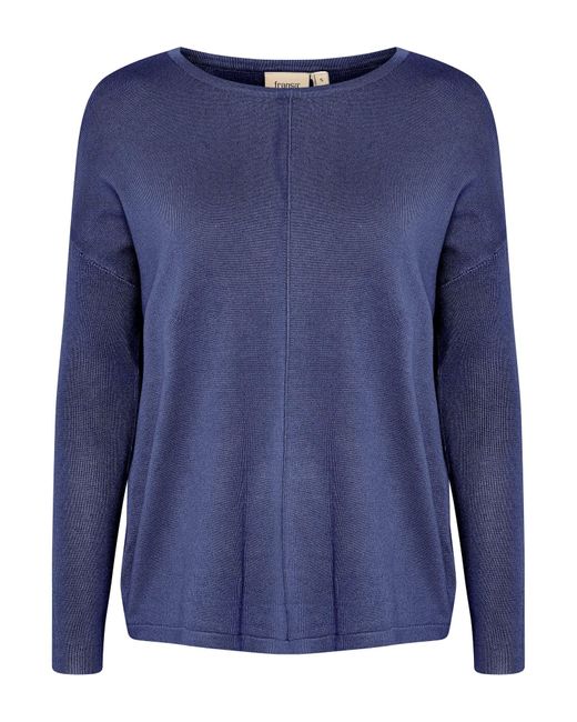 Fransa Blue Pullover Frliso Pu 1