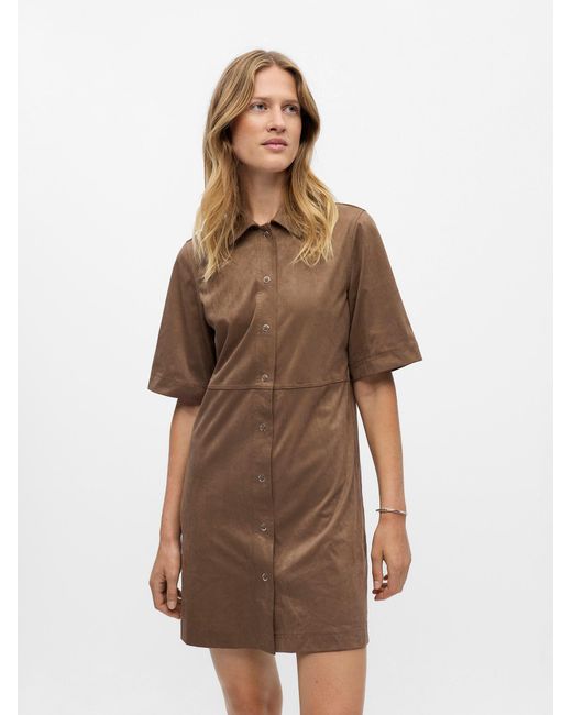 Object Brown Kleid