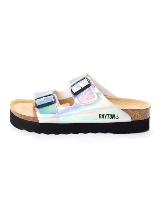 Bayton White Pantolette 'Atlas'