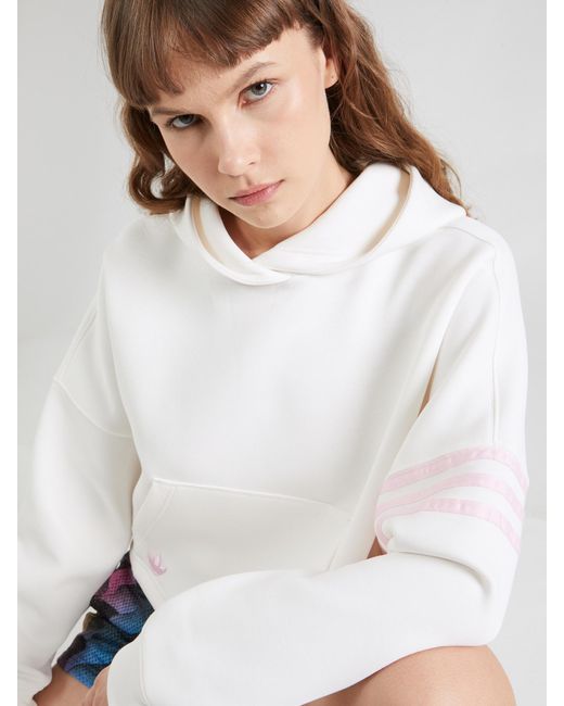 Adidas Originals White Sweatshirt 'neucl'