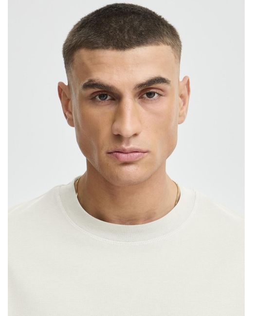 Solid Kurzarmshirt Sddanton in White für Herren