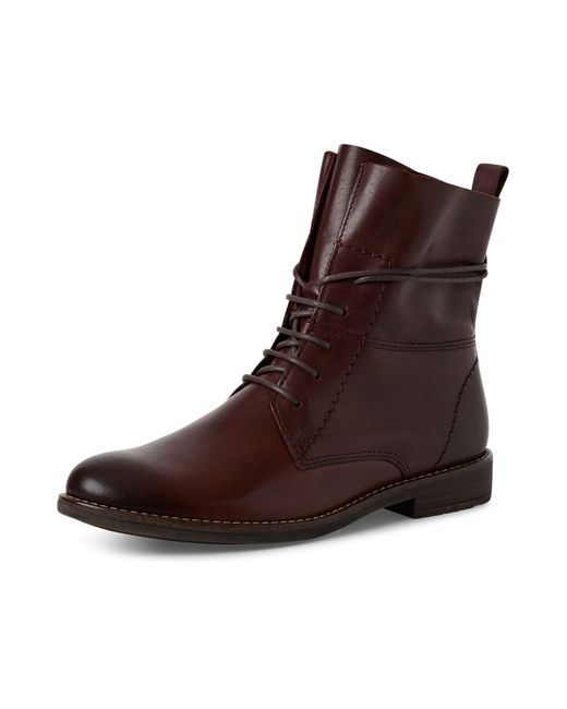 Marco Tozzi Brown Schnürstiefelette
