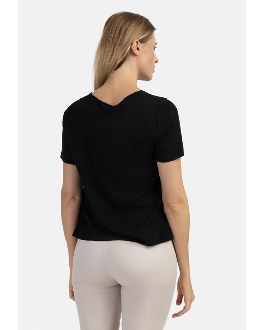 usha WHITE LABEL Black Bluse