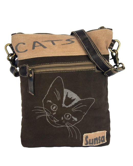 Sunsa Black Umhängetasche