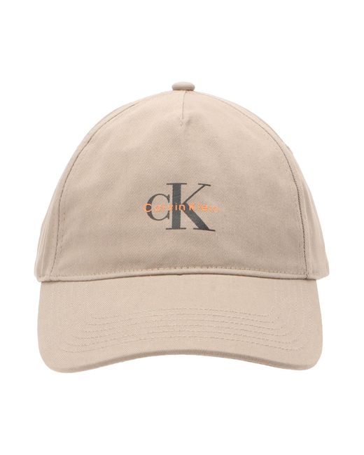 Calvin Klein Natural Cap Ck Monogram Baseball