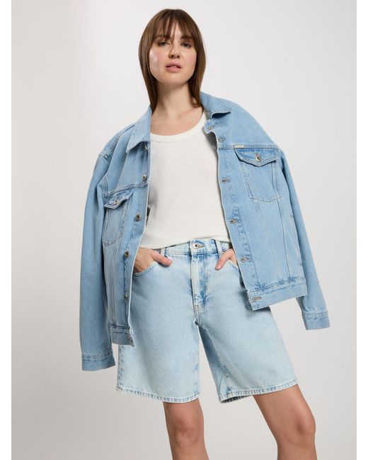 Cross Jeans Blue Shorts 'Mila'