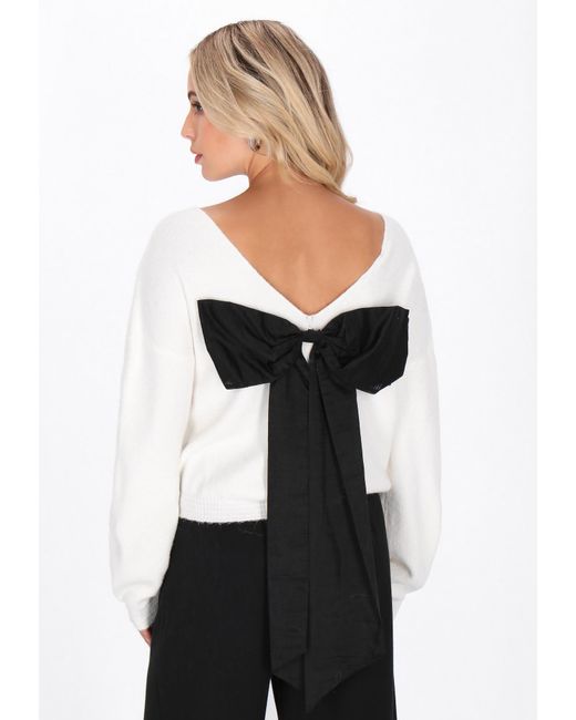 faina White Pullover