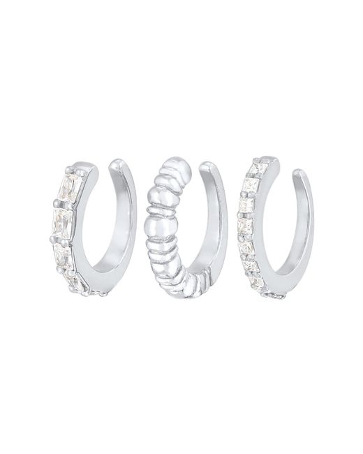 Elli Premium White Ohrringe Earcuff