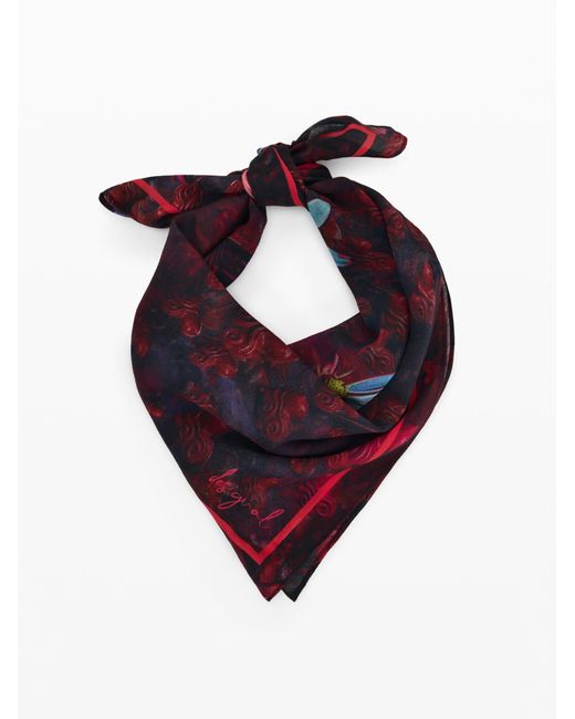 Desigual Purple Tuch