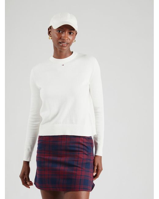 Tommy Hilfiger White Pullover Essential