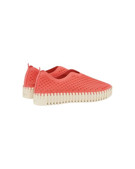 Ilse Jacobsen Red Sneaker 'Tulip3373'