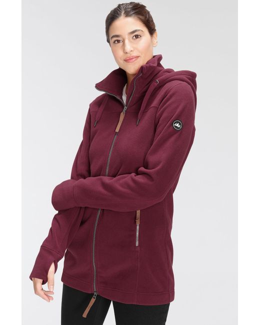 Polarino Purple Funktionsfleecejacke
