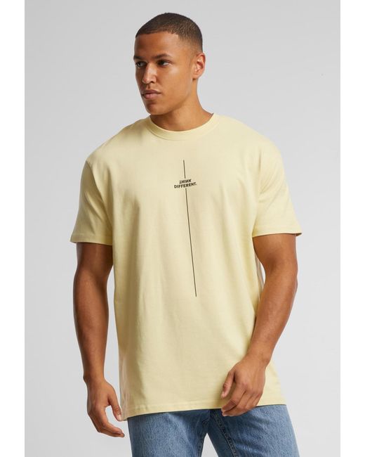 Merchcode Shirt Think Different in Natural für Herren