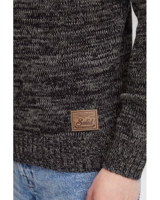 Solid Pullover Philaremo in Black für Herren