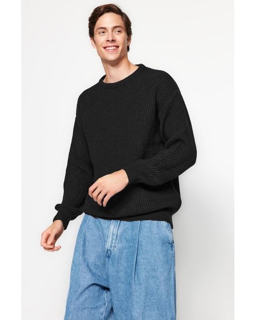 Trendyol Pullover in Blue für Herren