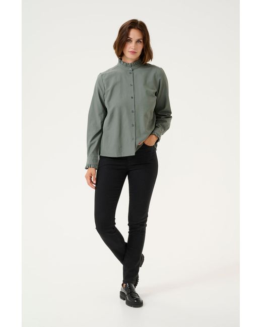 Kaffe Gray Bluse Ka Ida