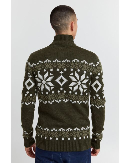 Solid Pullover Norwin in Green für Herren