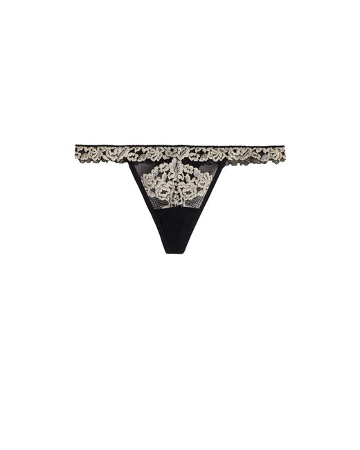 Intimissimi Gray String Pretty Flowers