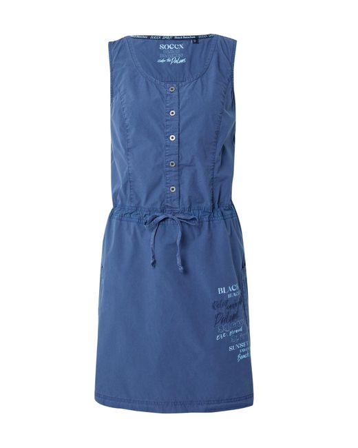 SOCCX Blue Kleid