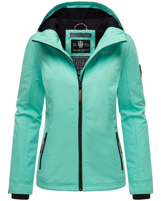 Marikoo Green Übergangsjacke 'Brombeere'