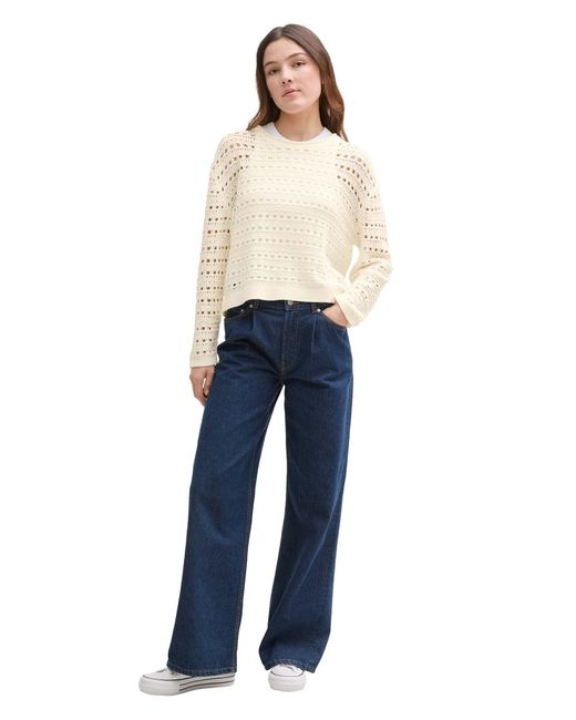 Tom Tailor White Pullover