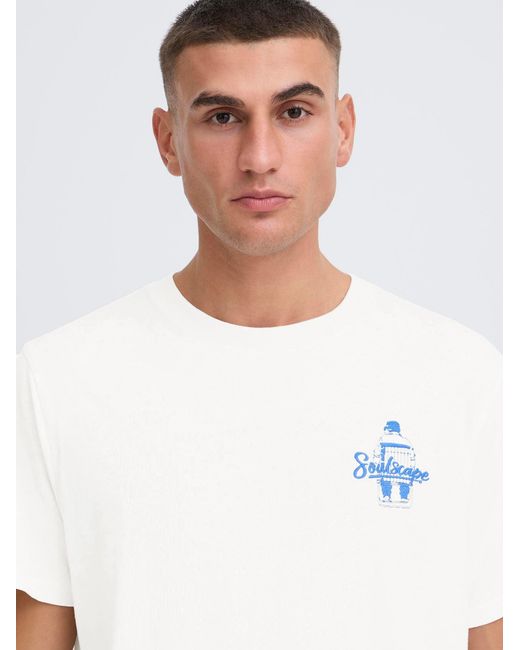 Solid T-Shirt Sdtrex in White für Herren