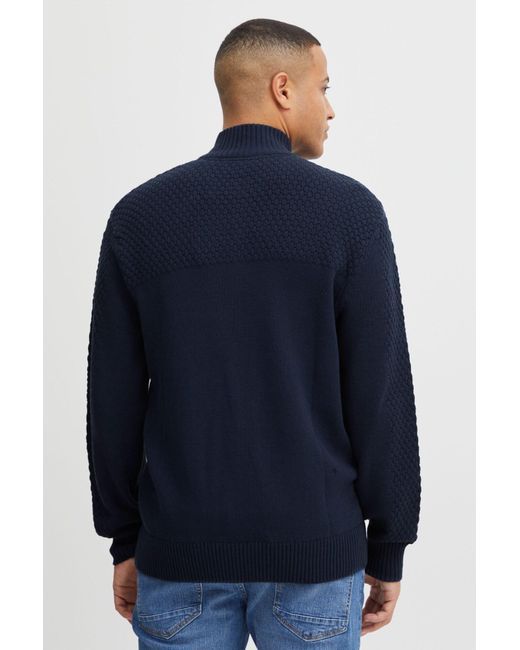 Solid Pullover in Blue für Herren